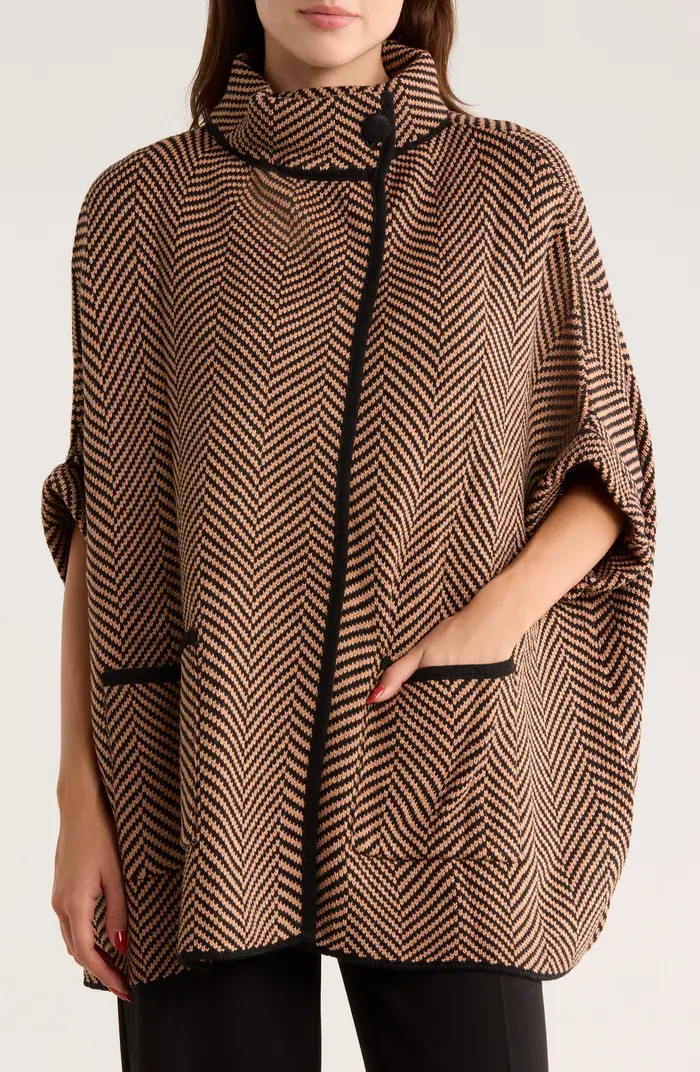 Nanette Lepore Chevron Stitch Ruana | Nordstromrack | Nordstrom Rack