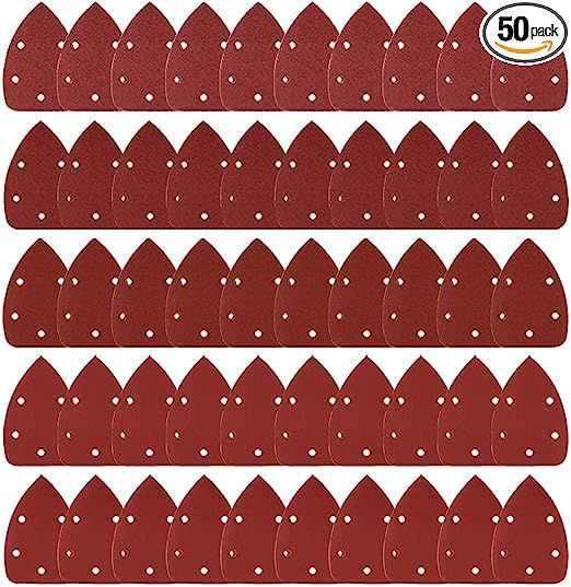 Coceca Mouse Detail Sander Sandpaper Sanding Paper Assorted Sanding Pads 40 80 120 180 240 Grits ... | Amazon (US)
