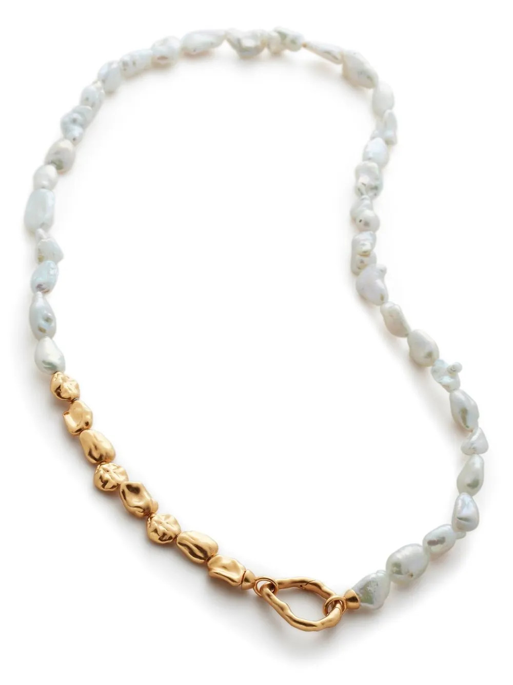 Monica Vinader Keshi pearl-detail Necklace | Gold | FARFETCH | Farfetch Global