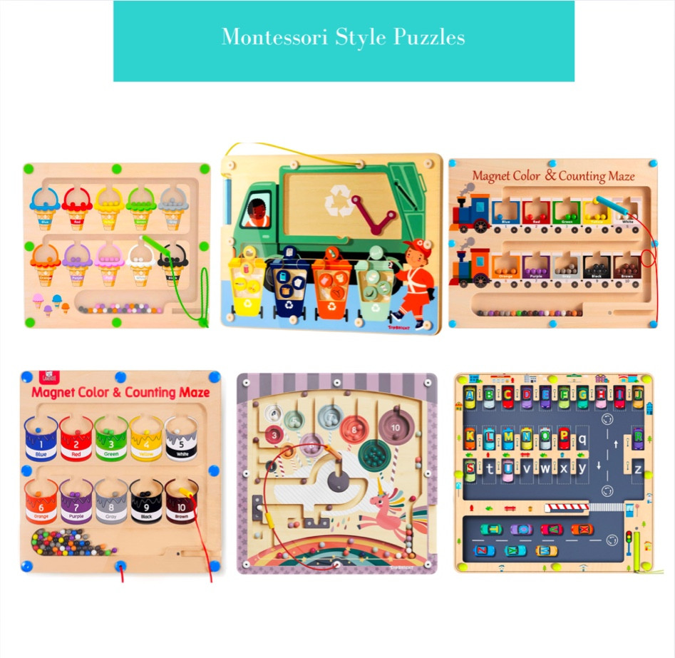  Montessori puzzles: Simple, engaging, and perfect for little hands! 🧩✨ 

Three reasons Montessori puzzles are great for toddlers:

Enhance Problem-Solving Skills – Puzzles encourage critical thinking and perseverance.
Improve Fine Motor Skills – Picking up and placing pieces helps strengthen hand-eye coordination.
Build Independence & Confidence – Completing a puzzle on their own boosts self-esteem and concentration.

Puzzles, toddlers, playroom, inspo, Montessori 

#LTKFindsUnder50 #LTKKids #LTKGiftGuide