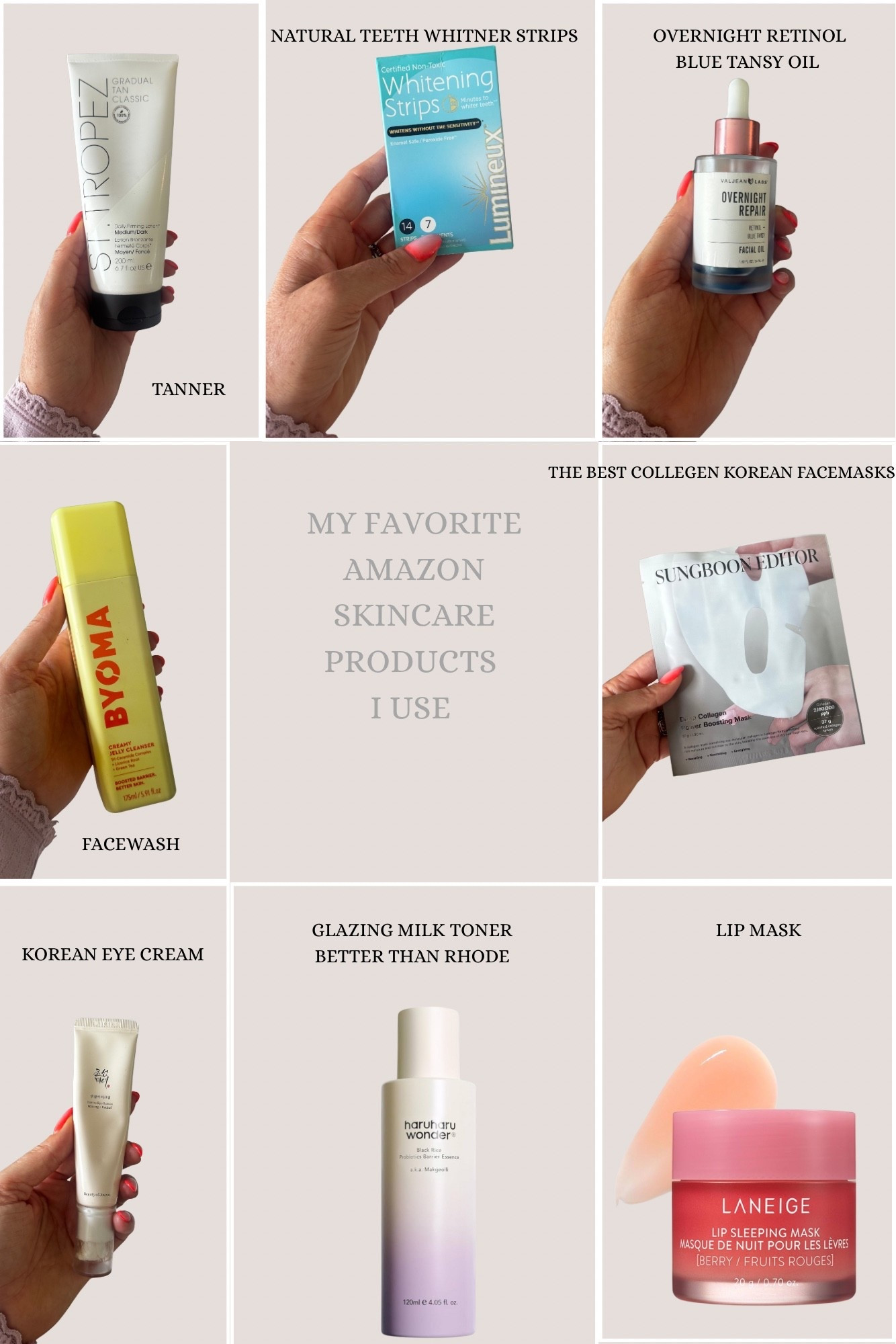 My favorite go to’s I always have from Amazon ! Great deals on some of them !! #skincare #amazon 

#LTKBeauty #LTKFindsUnder50