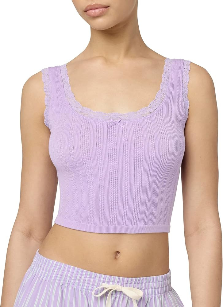 florence by mills Women's Villa Collection Pointelle Tank | Amazon (US)