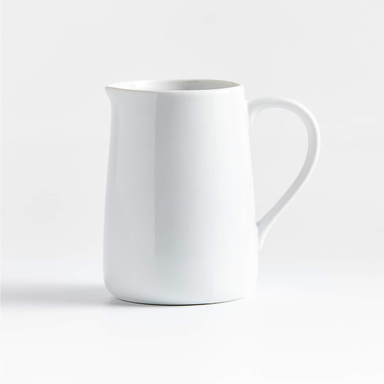 White Ceramic Creamer Jar + Reviews | Crate & Barrel | Crate & Barrel