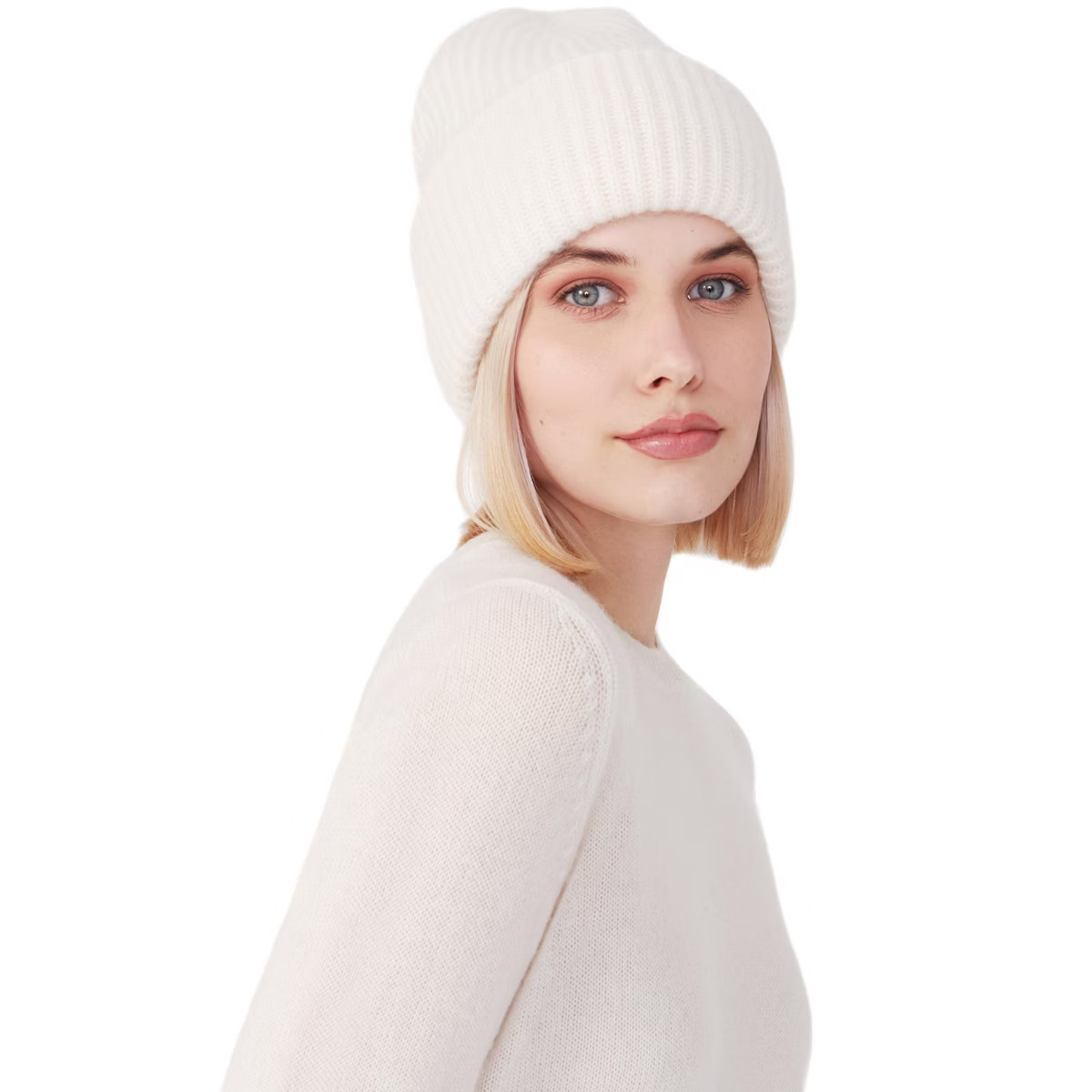 Style Republic 100% Pure Cashmere Chunky Knit Women's Beanie | Target