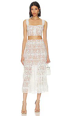 Bronx and Banco Megan Two Piece Set in White from Revolve.com | Revolve Clothing (Global)