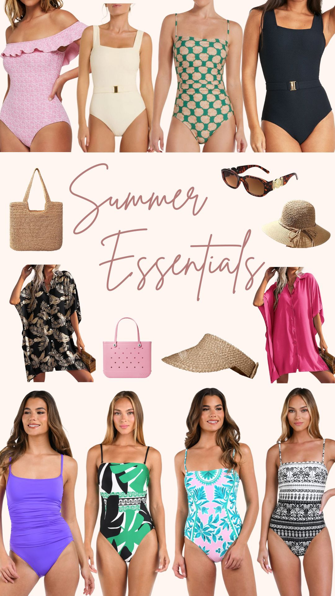 Favorite suits for summer! One piece swimsuits (great for postpartum), cover ups, sunglasses and beach bags! Also my fav self tanner❤️

 

#LTKSeasonal #LTKFindsUnder50 #LTKStyleTip