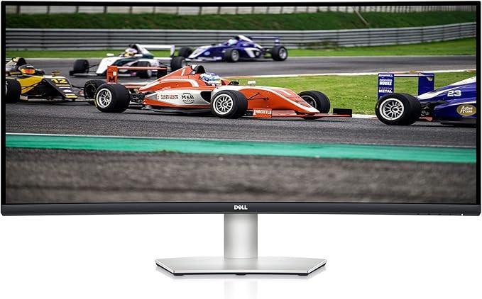 Dell S3422DW - 34-inch WQHD 21:9 Curved Monitor, 3440 x 1440 at 100Hz, 1800R, Built-in Dual 5W Sp... | Amazon (US)