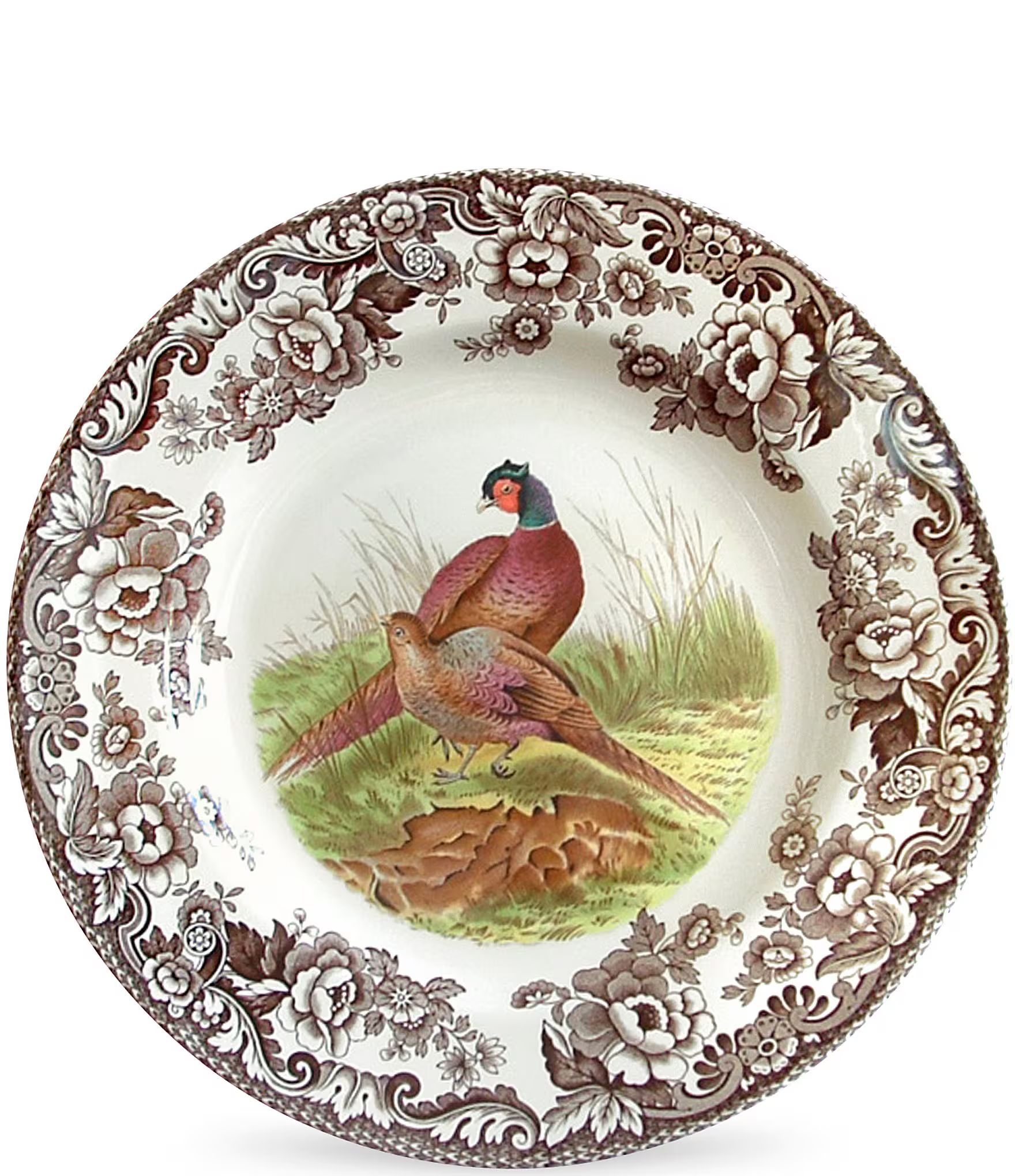 Festive Fall Collection Woodland Pheasant Dinner Plate | Dillards