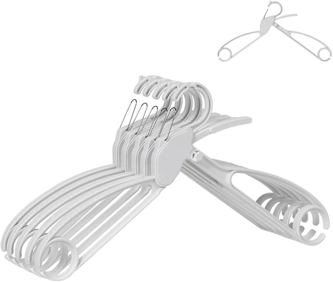 Quick-Release Clothes Hangers for Sweaters & T-Shirts - Neckline Protection, No Stretch, No Shoul... | Amazon (US)