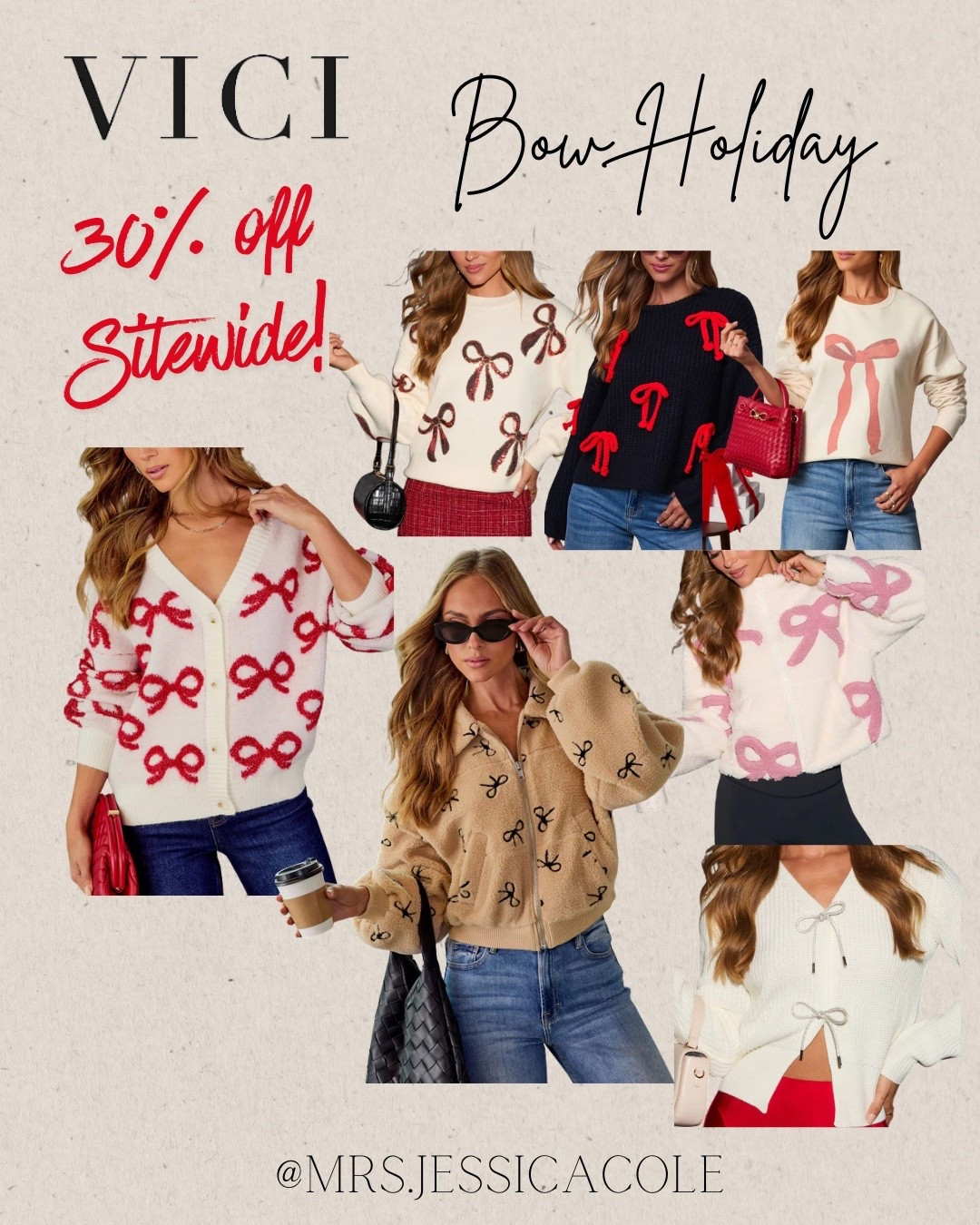 Black Friday deals. Vici collection. Bow sweaters. Holiday sweaters. Holiday fashion  

#LTKCyberWeek #LTKHoliday #LTKGiftGuide