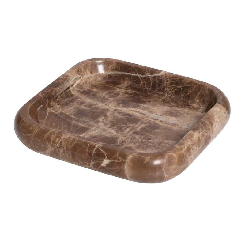 Marble Trinket Tray, 8X8" | At Home