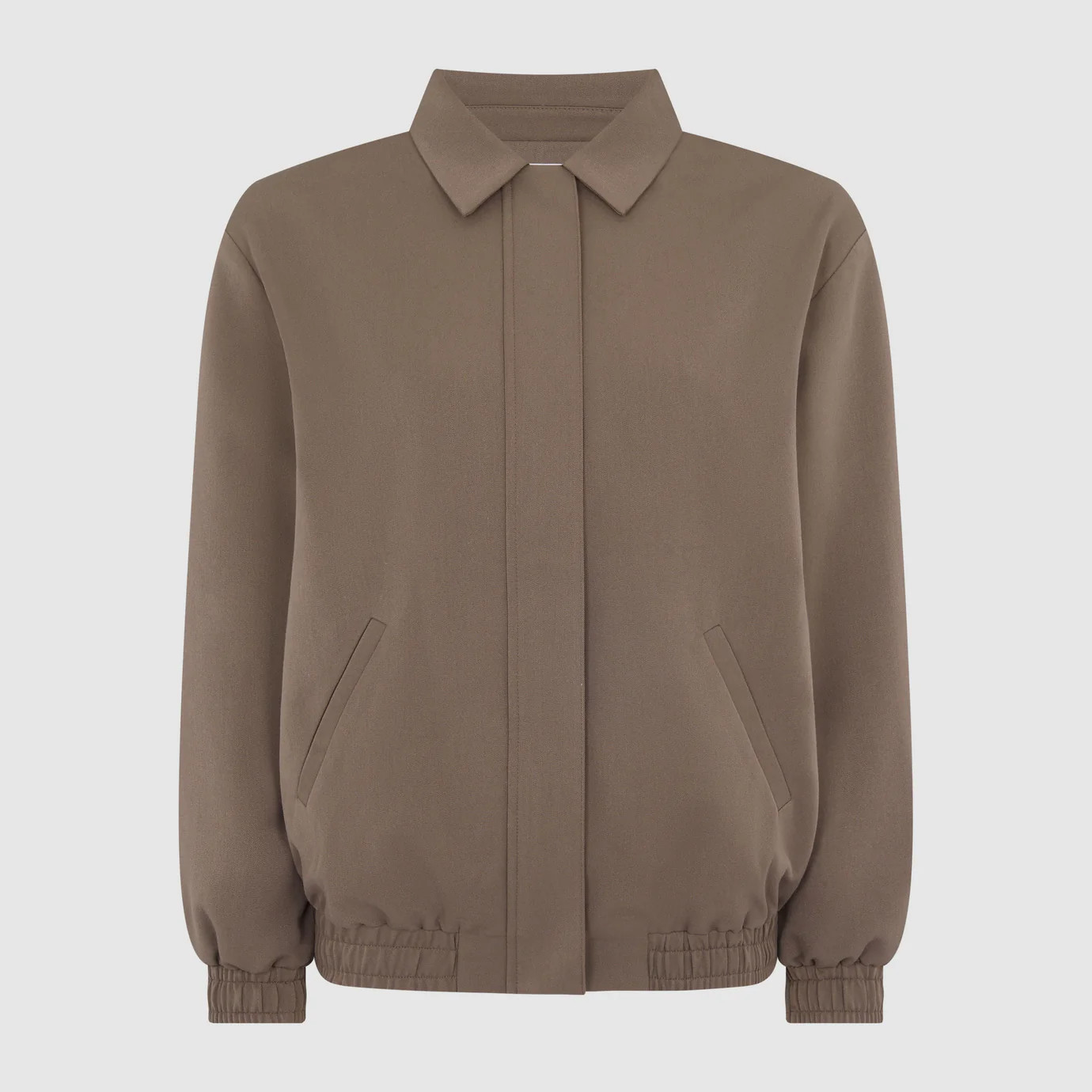 COLLARED BOMBER - SMOKE | WAT The Brand