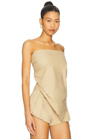 New York Bandana Top in Camel | Revolve Clothing (Global)