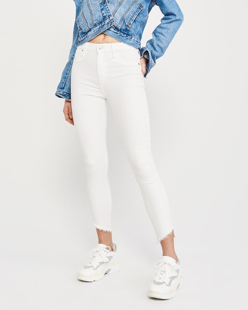 High Rise Ankle Jeans | Abercrombie & Fitch US & UK