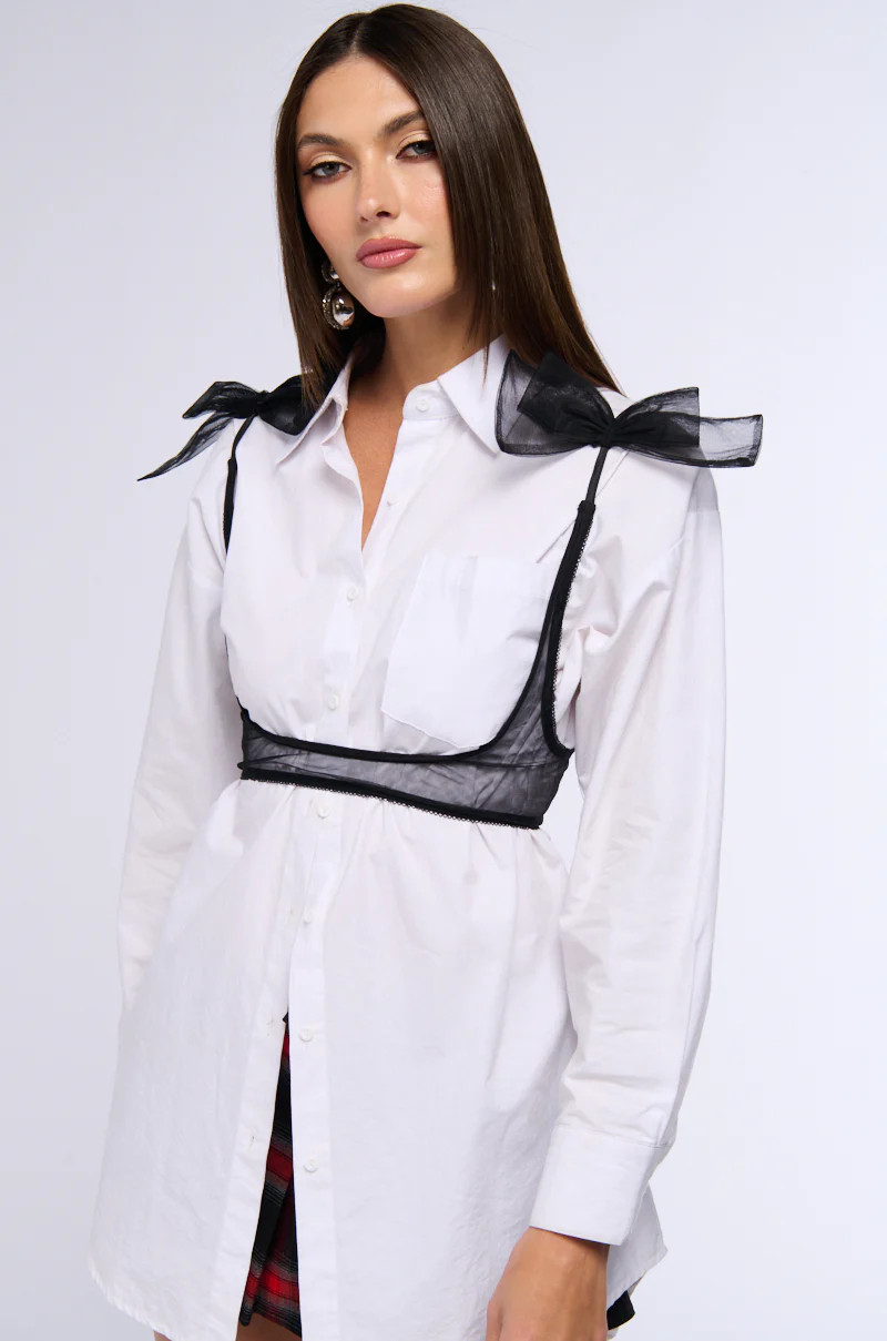 JUST FOR YOU MESH HARNESS IN BLACK | AKIRA