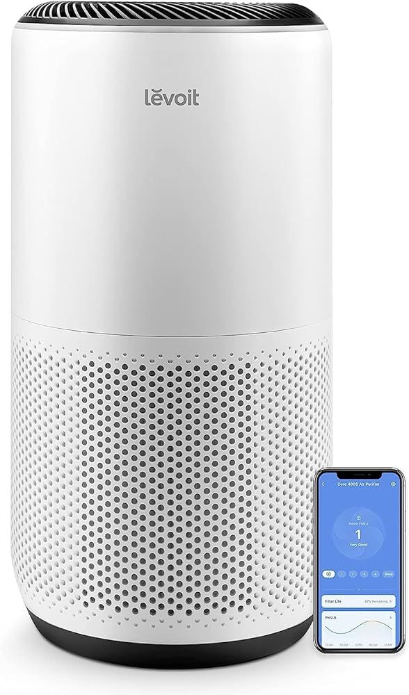 LEVOIT Air Purifiers for Home Large Room Up to 1980 Ft² in 1 Hr With Air Quality Monitor, Smart ... | Amazon (US)