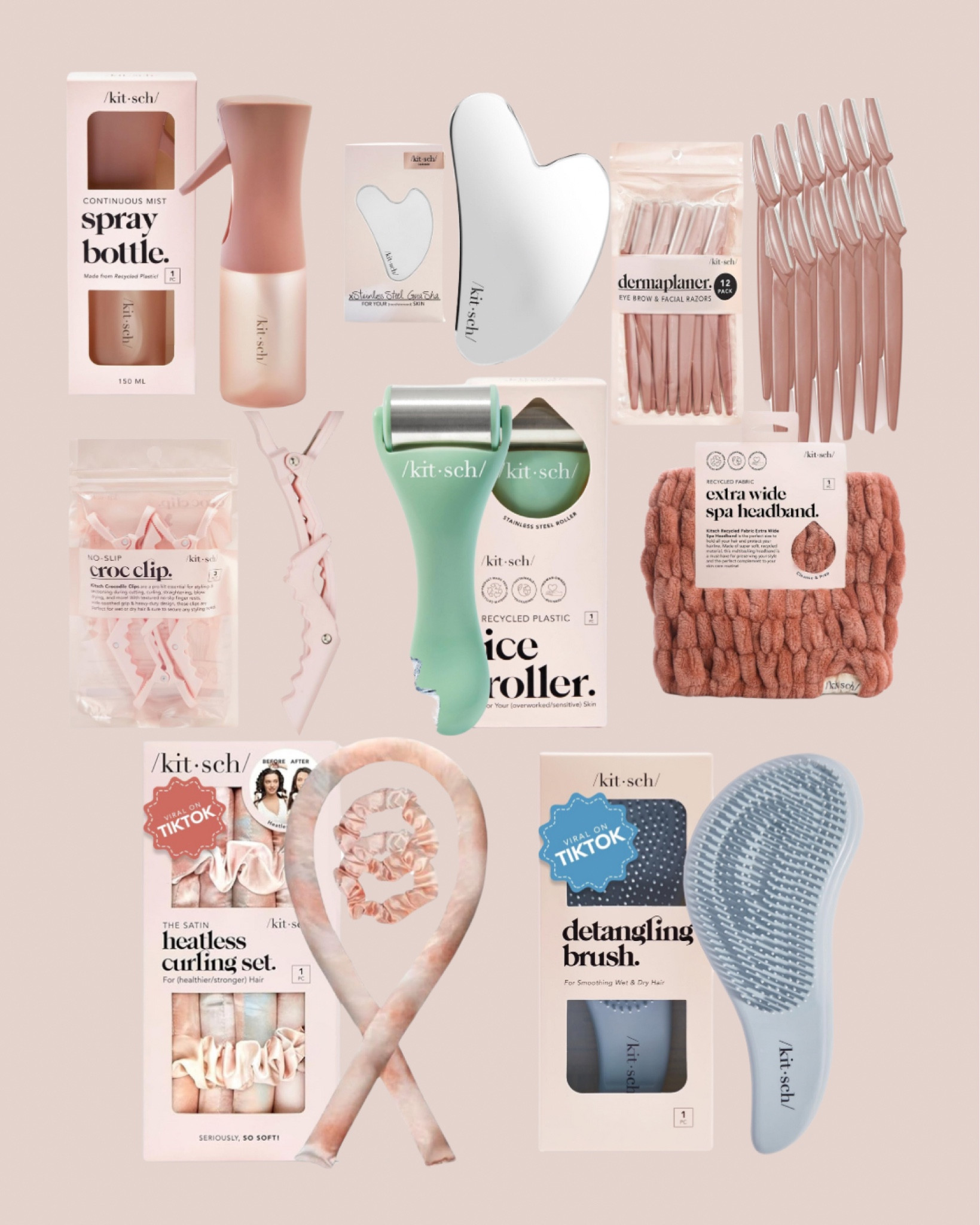KITSCH x Amazon 
Check out these beauty products from Kitsch 🫶🏽 I personally love the heatless curler & dermaplane razors. Those razors are the best I’ve ever used! 

#LTKxPrimeDay 

#LTKSaleAlert #LTKBeauty