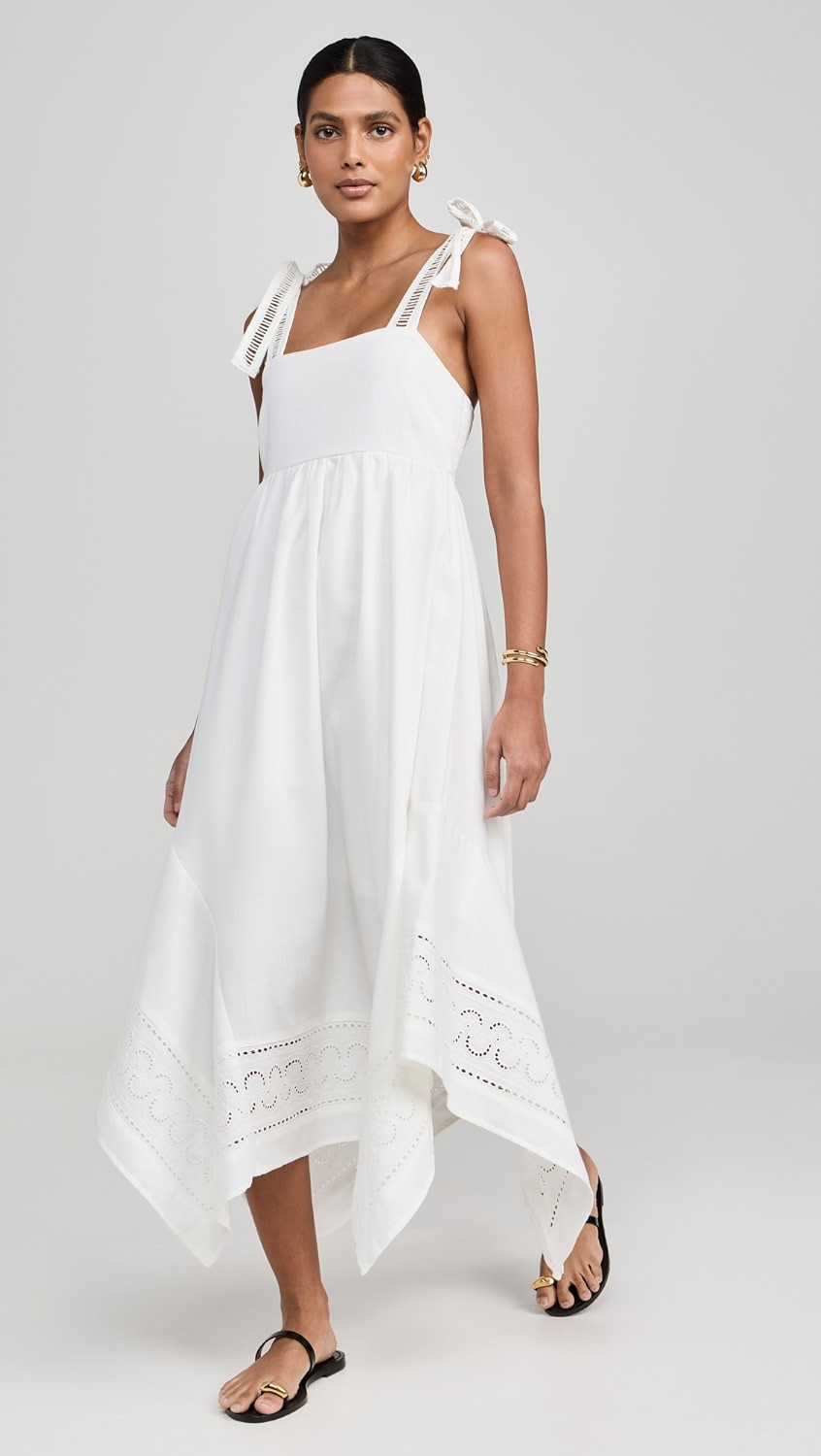 Shoulder Tie Midi Dress | Shopbop