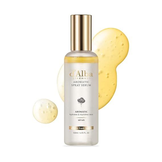 d'Alba Italian White Truffle First Aromatic Spray Serum, fragrant VEGAN glowy hydrating antioxida... | Amazon (US)