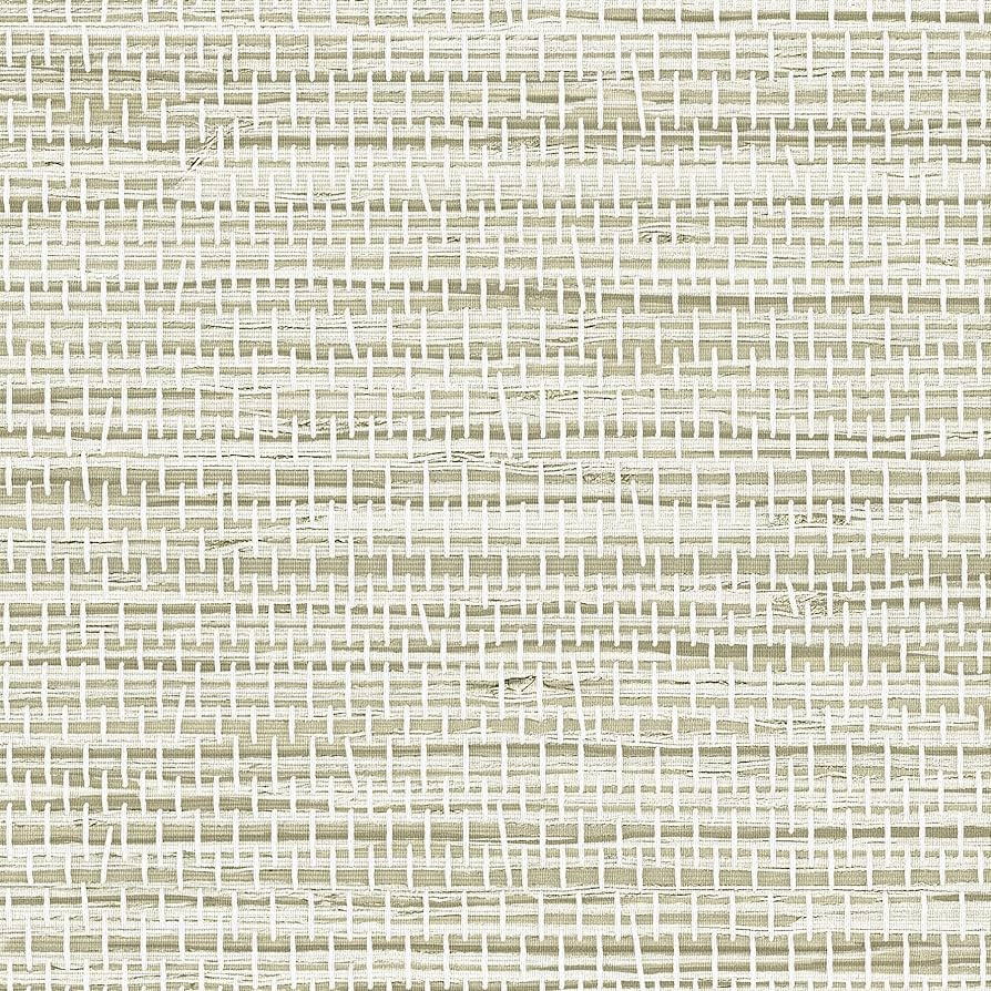 JiffDiff Grasscloth Wallpaper Peel and Stick Cream Grassweave Peel & Stick Wallpaper Textured Wal... | Amazon (US)