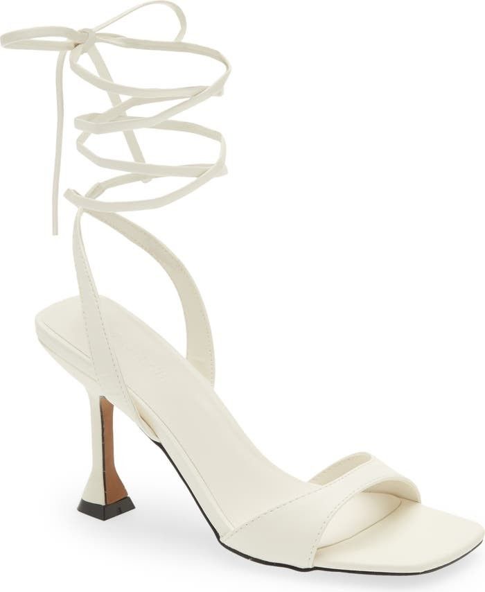 Rosie Ankle Tie Sandal White Sandal Sandals White Shoes Summer Outfits | Nordstrom