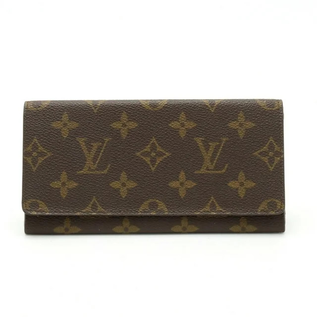 Pre-Owned LOUIS VUITTON Louis Vuitton Monogram Porto Yen Bi-fold Long Wallet M61820 (Good) - Walm... | Walmart (US)
