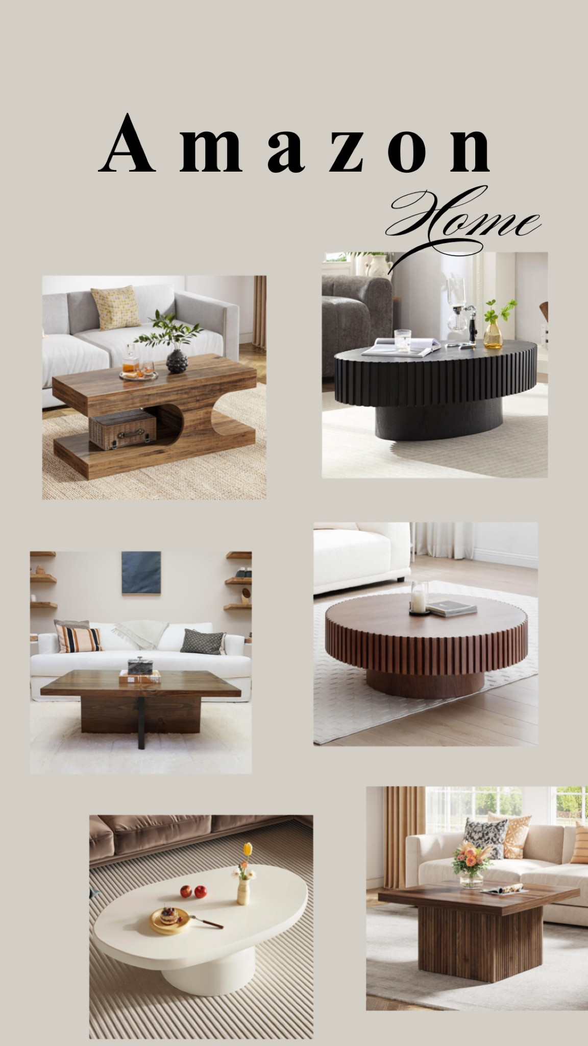Amazon Home -Coffee Tables 
#amazon #coffeetable #ltkhome 

#LTKStyleTip #LTKHome #LTKFamily