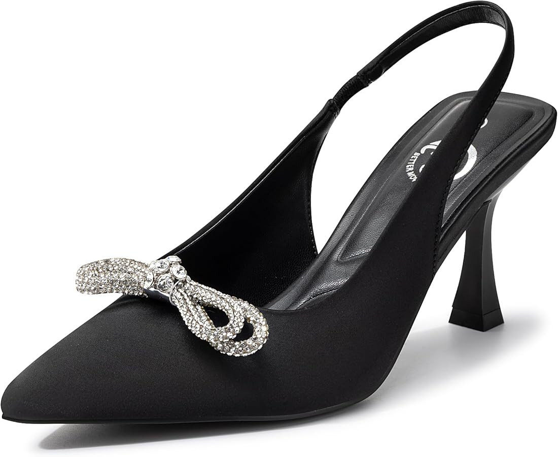 Trary Women's Pumps, Back Heels for Women Closed Toe, Pumps Shoes Women, Kitten Heels for Women, ... | Amazon (US)