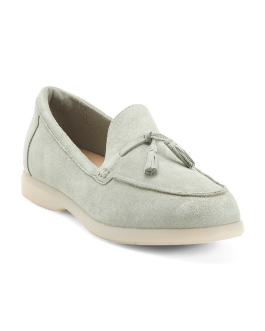 Suede Narini Edge Tassel Comfort Loafers | TJ Maxx