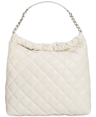 I.N.C. International Concepts Kyliee Quilted Faux Leather Large Shoulder Bag, Created for Macy's ... | Macy's