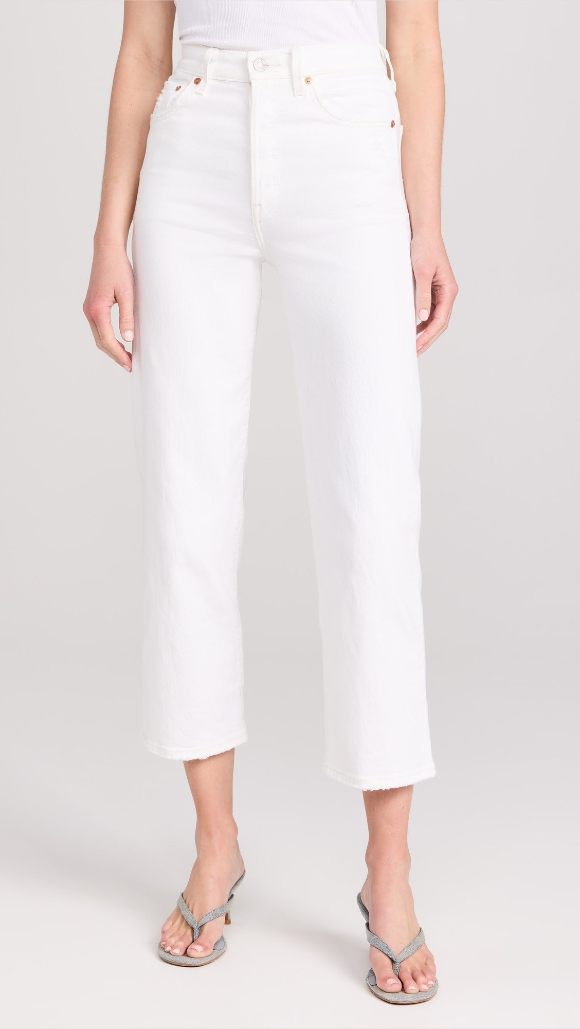 Ribcage Straight Ankle Jeans | Shopbop