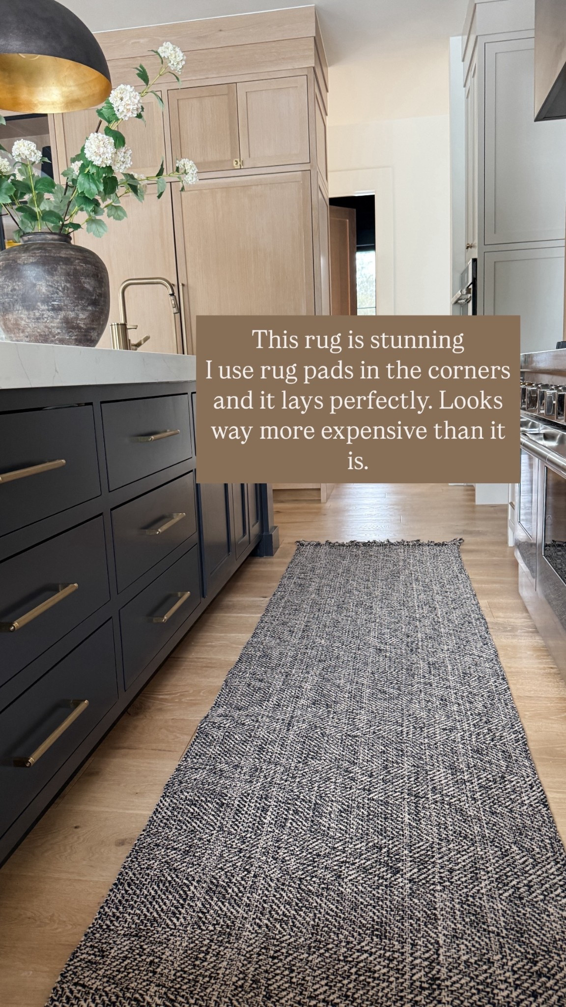 This rug looks so much more expensive than it actually is! It comes in a few different color variations. I use pads in the corners and it lays perfectly.

#LTKStyleTip #LTKHome