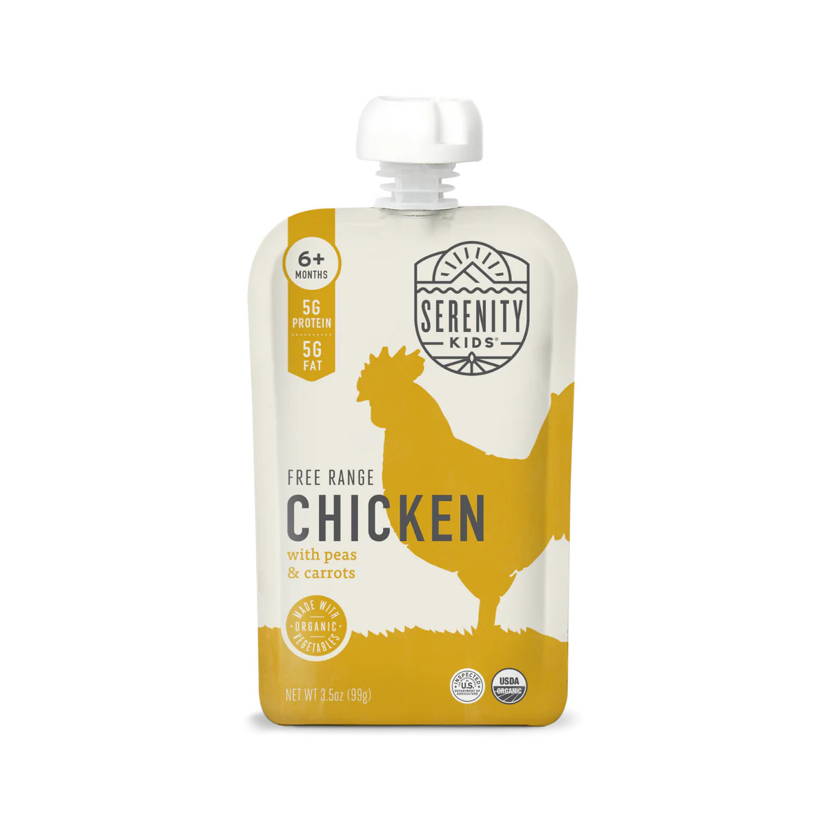 Chicken Baby Food Pouch // Chicken Puree // Serenity Kids® | Serenity Kids