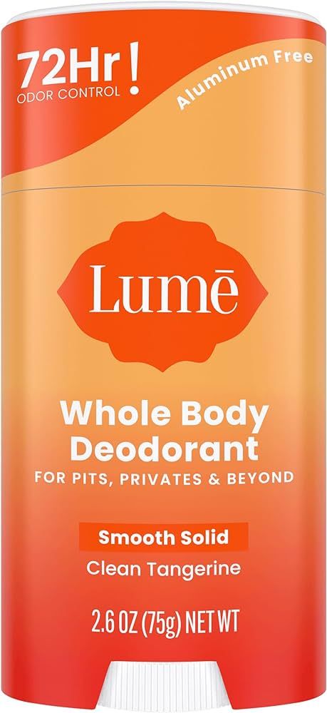 Lume Desodorante sólido en barra Desodorante para todo el cuerpo, sin aluminio, sin bicarbonato de s | Amazon (US)