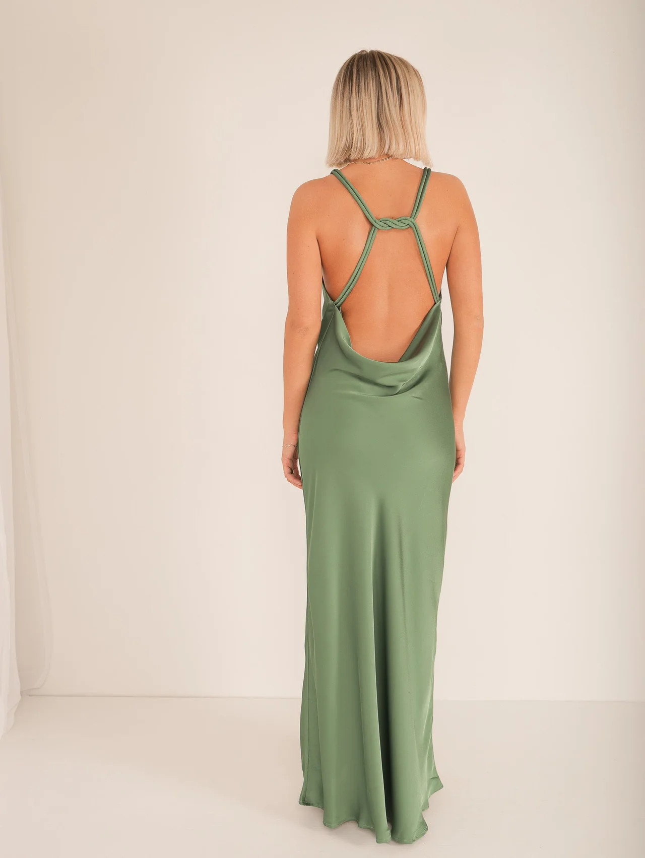 Francine Satin Dress - Molly Green | Molly Green