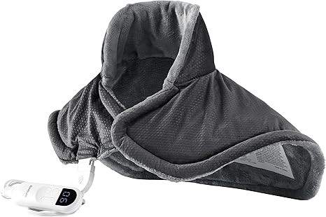 Bedsure Heating Pad for Neck and Shoulders Pain Relief, Weighted Heating Pad Gift for Women, Men,... | Amazon (US)