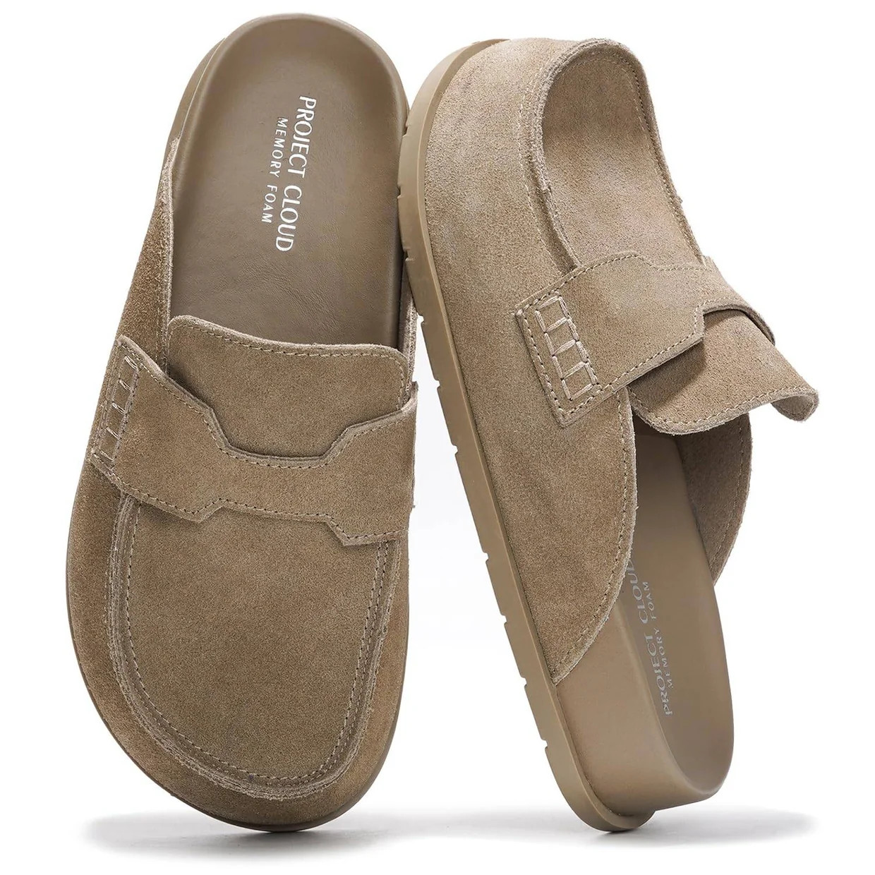 Genuine Suede Women's Clogs | Project Cloud