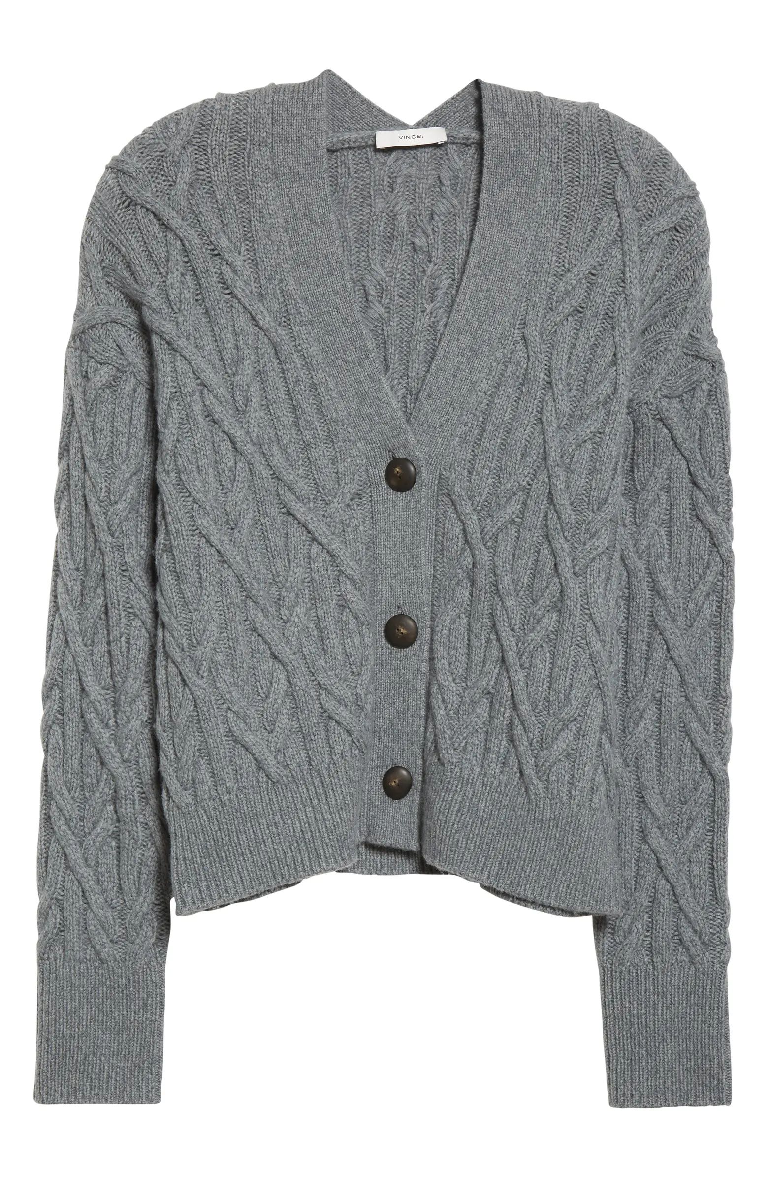 Interlocking Cable Cardigan | Nordstrom