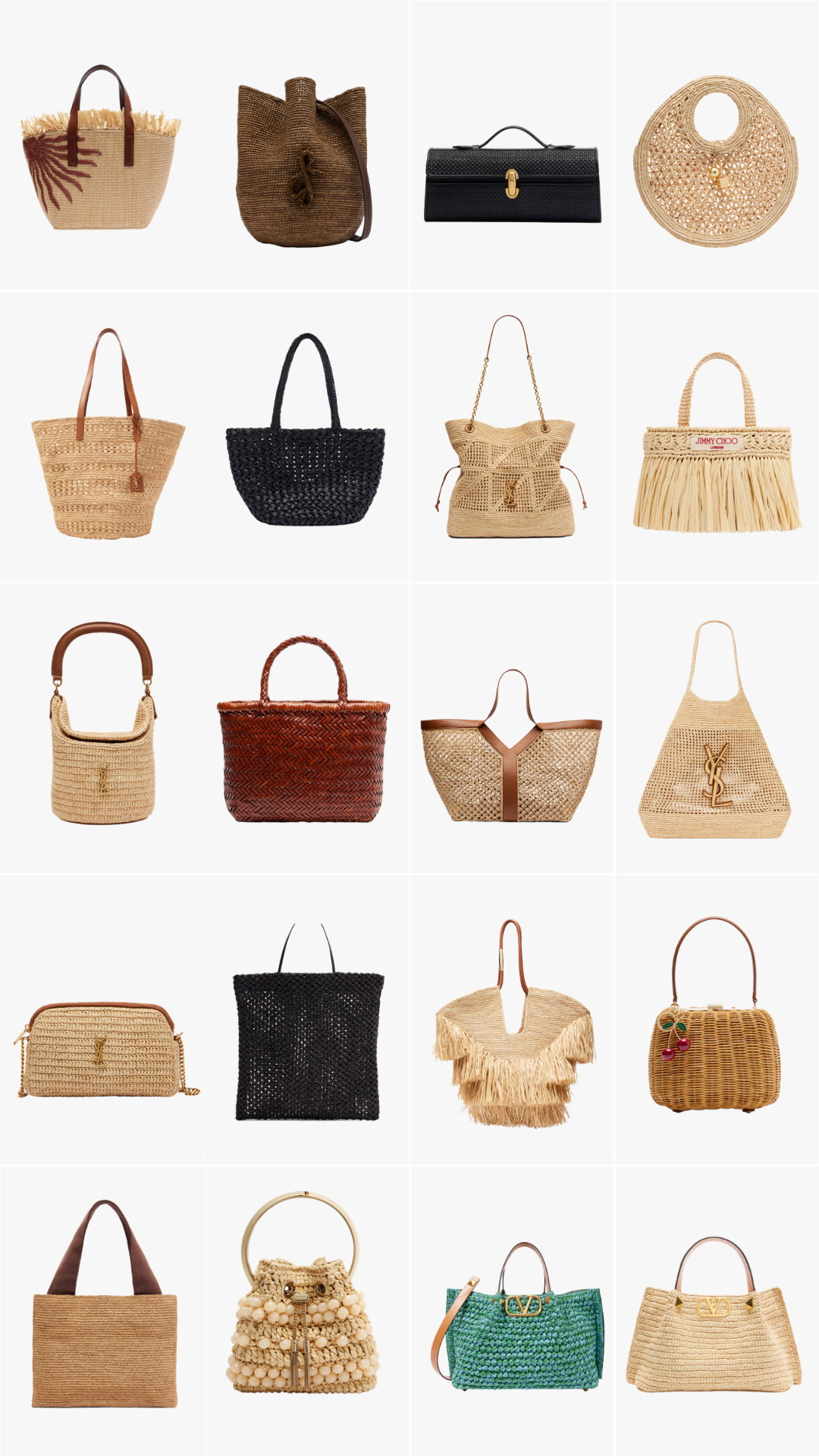 Raffia bags 

 