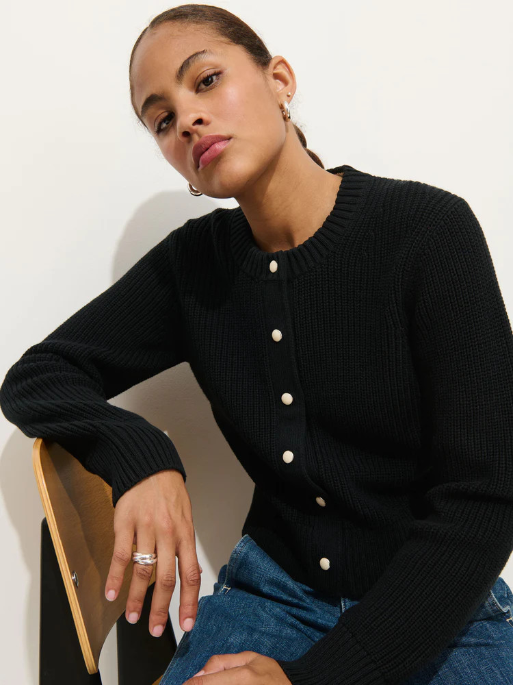 Greene St Cardigan In Cotton | Alex Mill