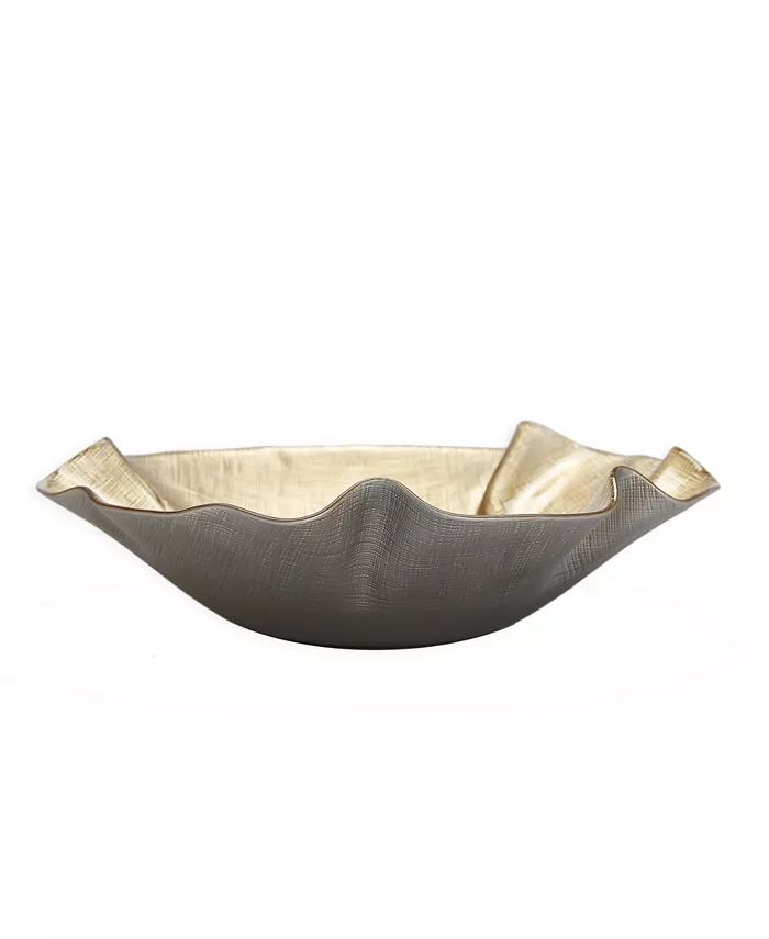 Gold - Tone Brushed Bowl | Macy's