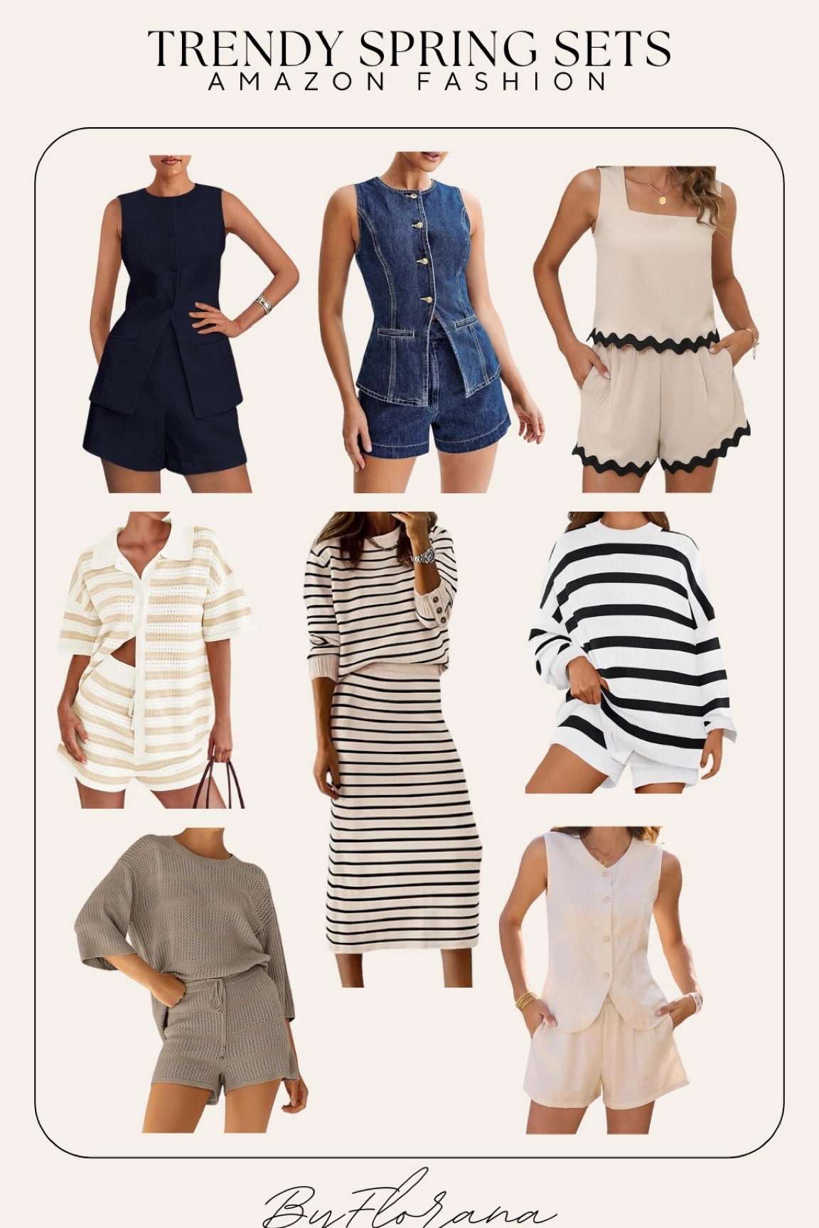 Trendy spring sets 

#LTKU #LTKSeasonal #LTKStyleTip