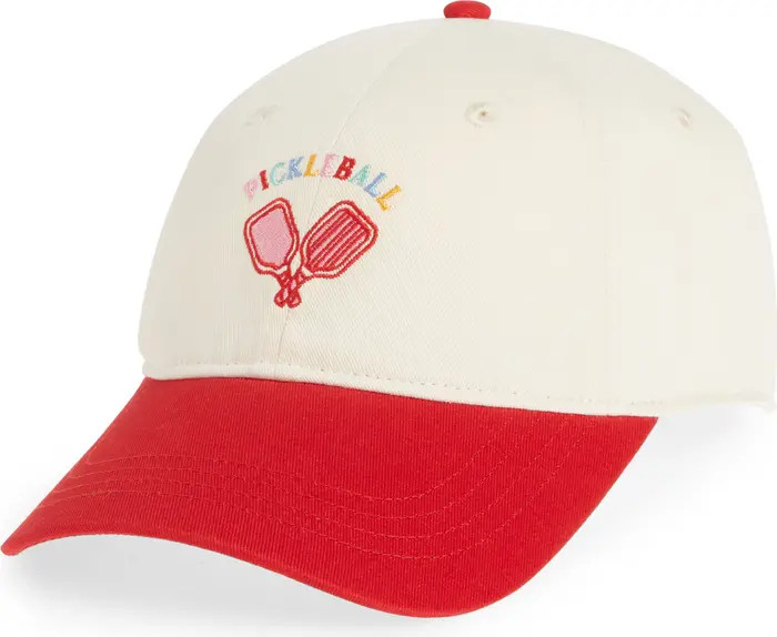 FRASIER STERLING Embroidered Pickle Ball Baseball Cap | Nordstromrack | Nordstrom Rack