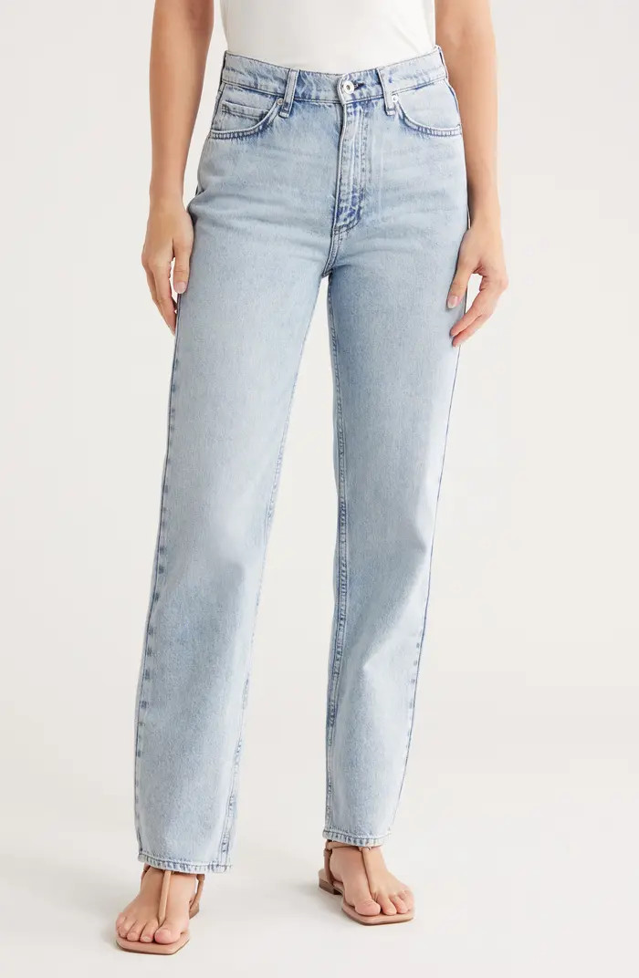 rag & bone Hattie Mid Rise Straight Leg Jeans | Nordstromrack | Nordstrom Rack