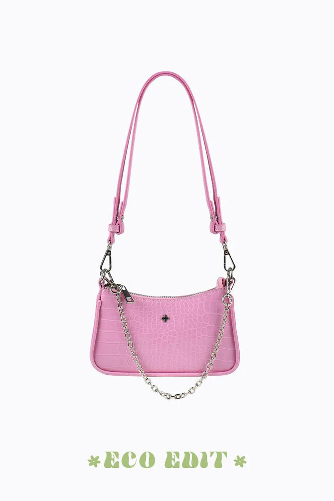 Poppi - Pink Croc Silver | Peta + Jain
