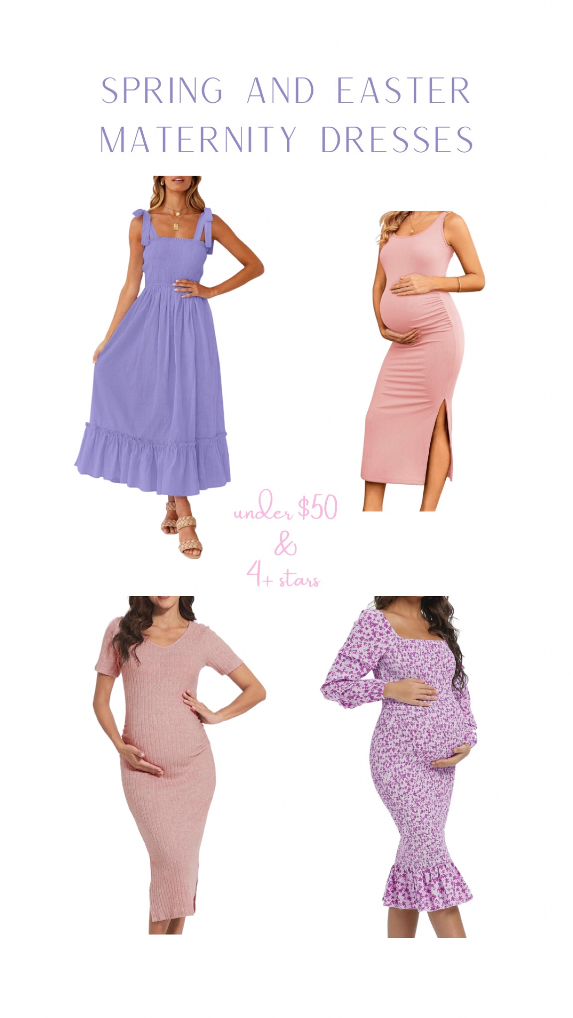 Spring and Easter Maternity Dresses! 

#LTKbaby #LTKbump #LTKfindsunder50