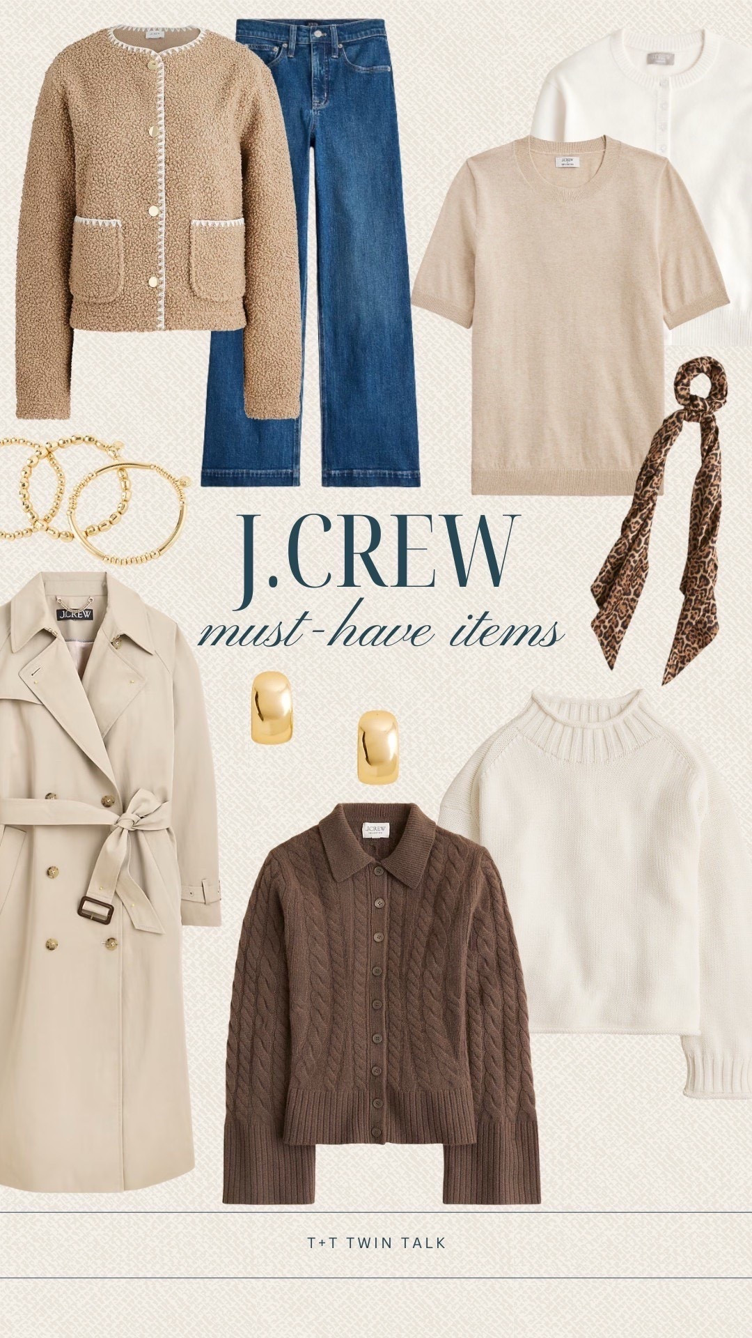 J.Crew must-have items! Everyday layers, quality denim, and accessories that help elevate the look! We are linking our current favorites below because these are the kind of staples you'll be wearing nonstop! 

#LTKOver40 #LTKMidsize #LTKSeasonal