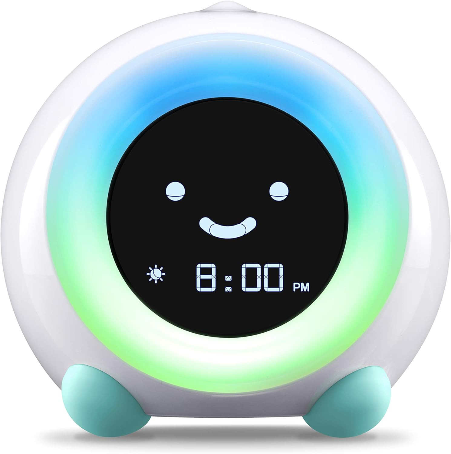 LittleHippo Mella: Kids Alarm Clock, Ready to Rise Children's Sleep Trainer, Night Light, Sound Machine and OK to Wake for Toddlers and Kids - Arctic Blue (Updated 2025) | Amazon (US)