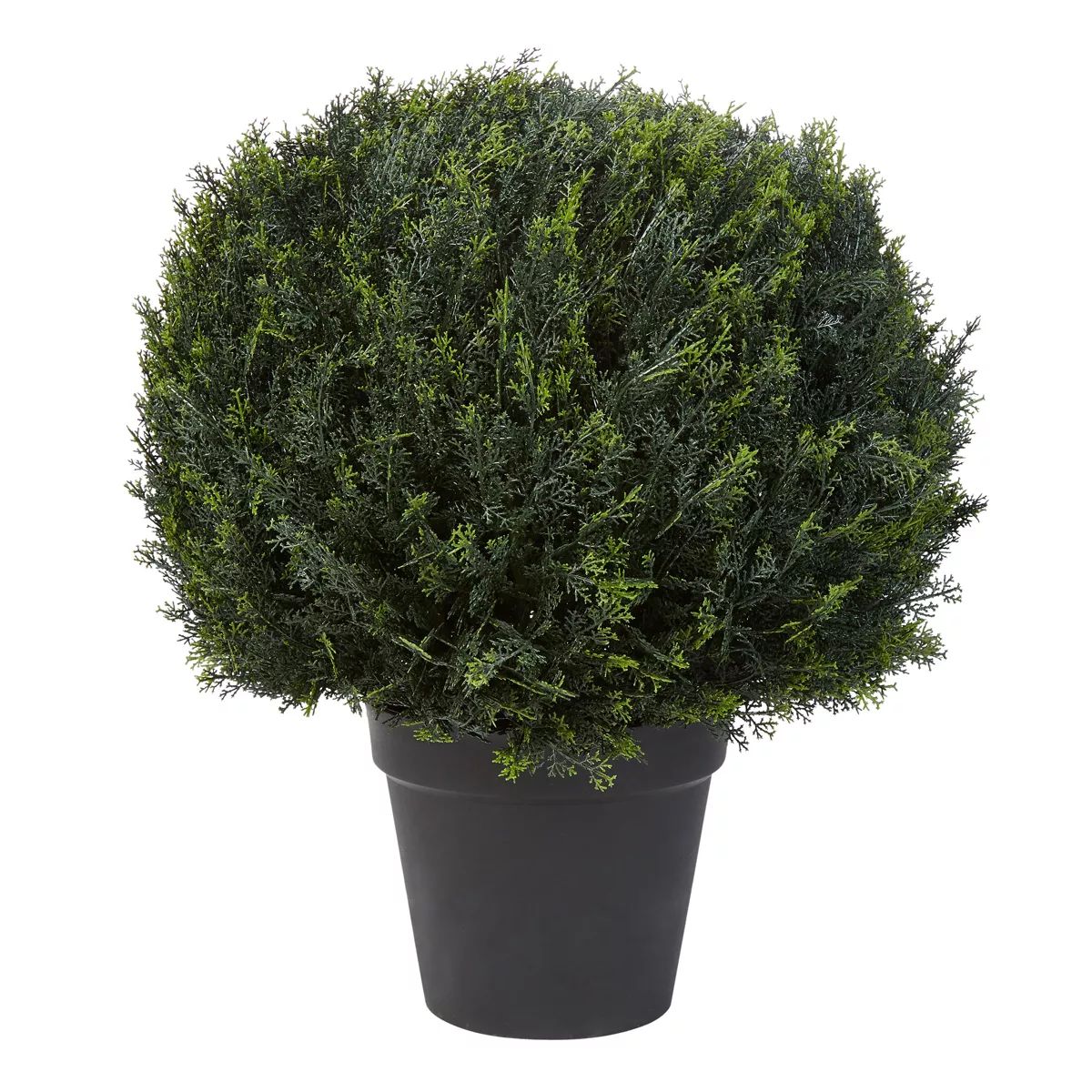 Pure Garden Artificial Cypress Topiary, Tower Style Faux Plant in Sturdy Pot | Target