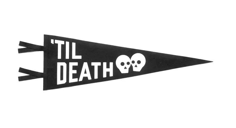 Til Death Wedding Pennant | Etsy | Etsy (US)